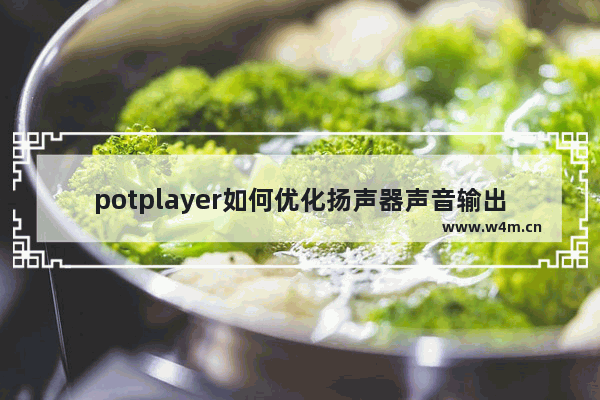 potplayer如何优化扬声器声音输出-potplayer扬声器声音输出优化的设置方法