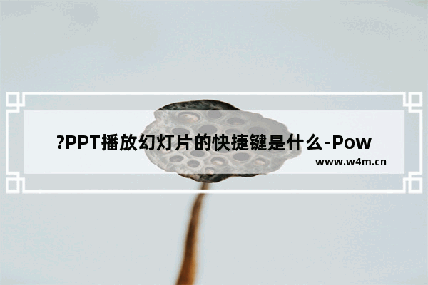 ?PPT播放幻灯片的快捷键是什么-PowerPoint演示文稿播放幻灯片的快捷键