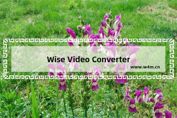 Wise Video Converter Pro的使用方法-Wise Video Converter Pro将视频转换为手机设备格式的方法