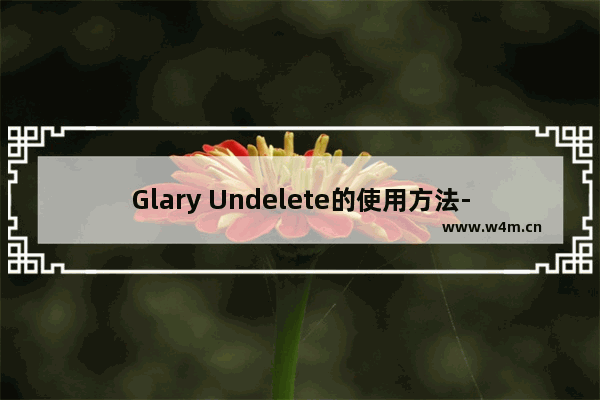 Glary Undelete的使用方法-Glary Undelete怎么免费恢复已删除的数据