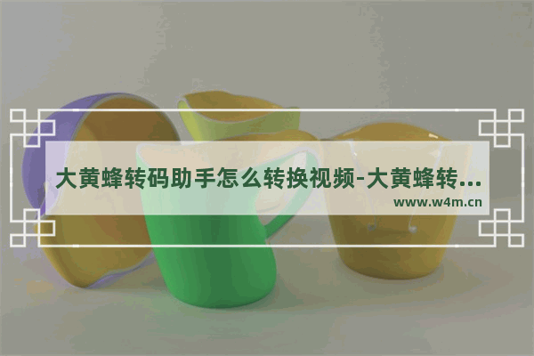 大黄蜂转码助手怎么转换视频-大黄蜂转码助手的使用方法