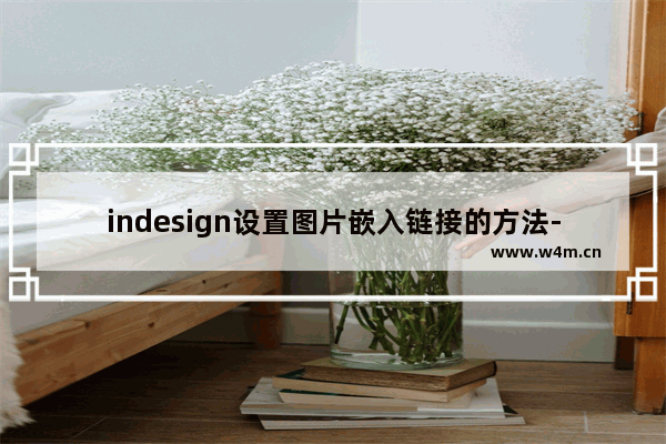 indesign设置图片嵌入链接的方法-indesign怎么设置图片嵌入链接