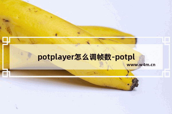 potplayer怎么调帧数-potplayer调帧数的方法