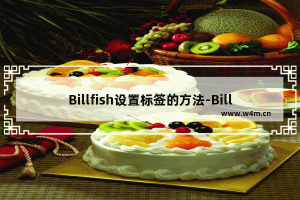 Billfish设置标签的方法-Billfish怎么将图片放到标签管理里面