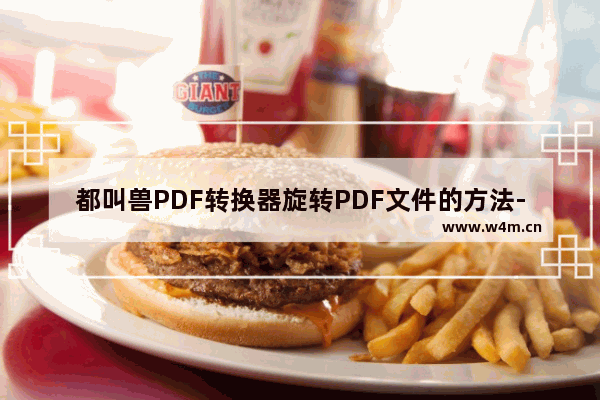 都叫兽PDF转换器旋转PDF文件的方法-都叫兽PDF转换器怎么旋转PDF文件