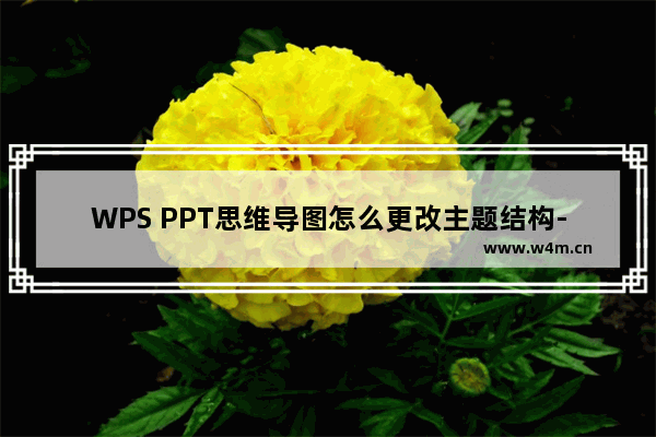 WPS PPT思维导图怎么更改主题结构-WPS PPT思维导图更改主题结构的方法