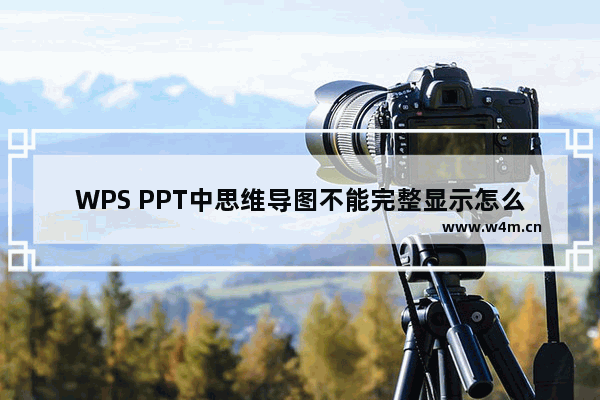 WPS PPT中思维导图不能完整显示怎么办-WPS PPT中思维导图不能完整显示的解决办法