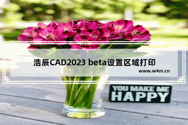 浩辰CAD2023 beta设置区域打印的方法-浩辰CAD2023 beta怎么设置区域打印