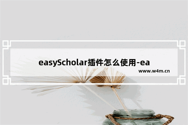 easyScholar插件怎么使用-easyScholar插件的使用方法