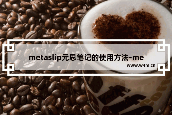 metaslip元思笔记的使用方法-metaslip元思笔记怎么使用