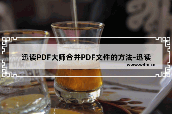 迅读PDF大师合并PDF文件的方法-迅读PDF大师怎么合并PDF文件