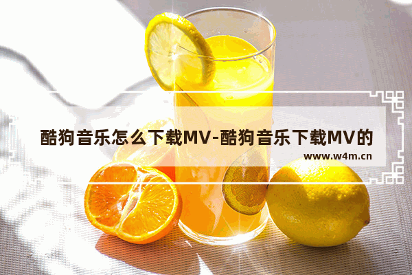 酷狗音乐怎么下载MV-酷狗音乐下载MV的方法