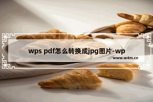 wps pdf怎么转换成jpg图片-wps pdf转换成jpg图片的方法