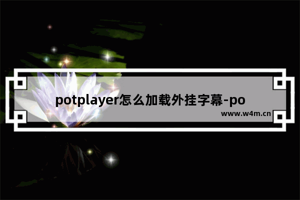 potplayer怎么加载外挂字幕-potplayer加载外挂字幕的方法