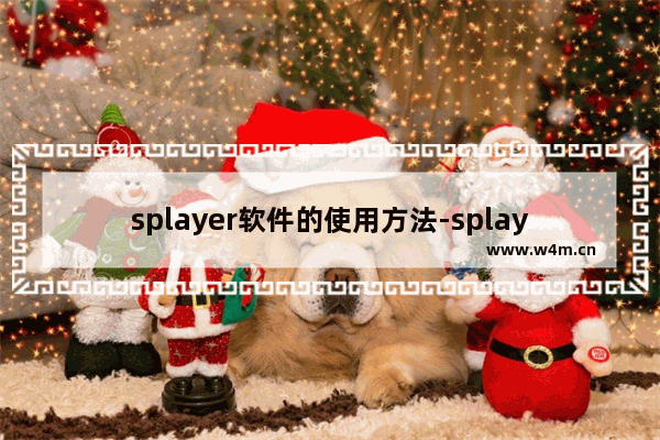 splayer软件的使用方法-splayer软件怎么使用