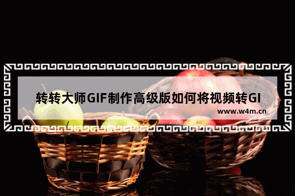 转转大师GIF制作高级版如何将视频转GIF-转转大师GIF制作高级版视频转GIF的方法