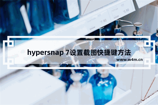 hypersnap 7设置截图快捷键方法-hypersnap 7如何设置截图快捷键