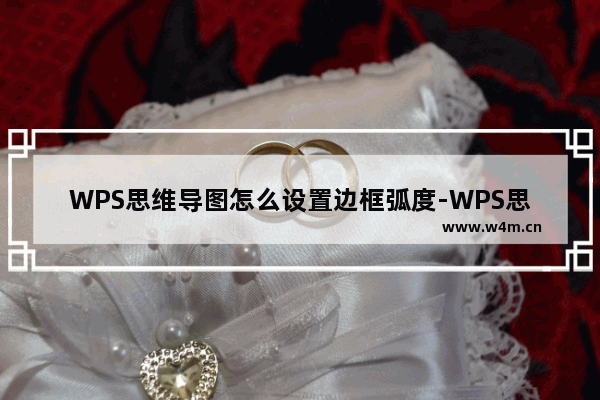 WPS思维导图怎么设置边框弧度-WPS思维导图设置边框弧度的方法