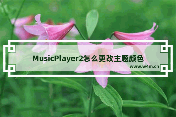 MusicPlayer2怎么更改主题颜色-MusicPlayer2设置皮肤背景颜色的方法