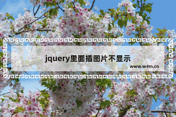 jquery里面插图片不显示