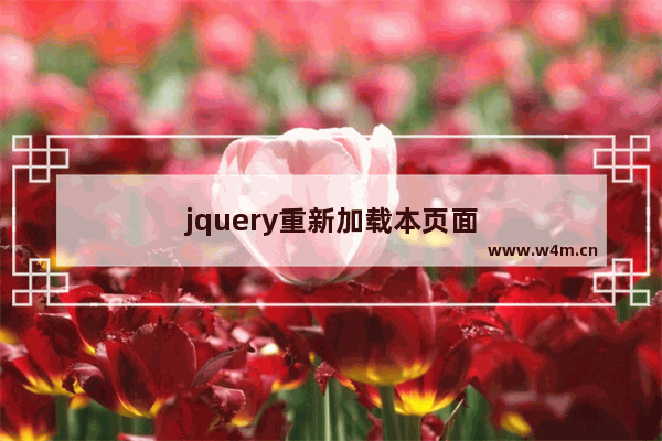 jquery重新加载本页面