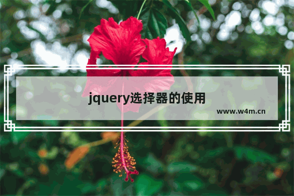 jquery选择器的使用