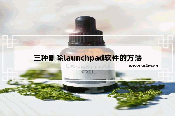 三种删除launchpad软件的方法