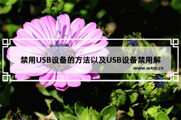 禁用USB设备的方法以及USB设备禁用解除方法介绍