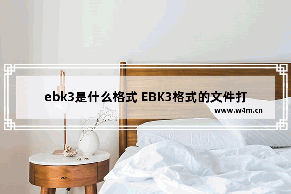 ebk3是什么格式 EBK3格式的文件打开方法