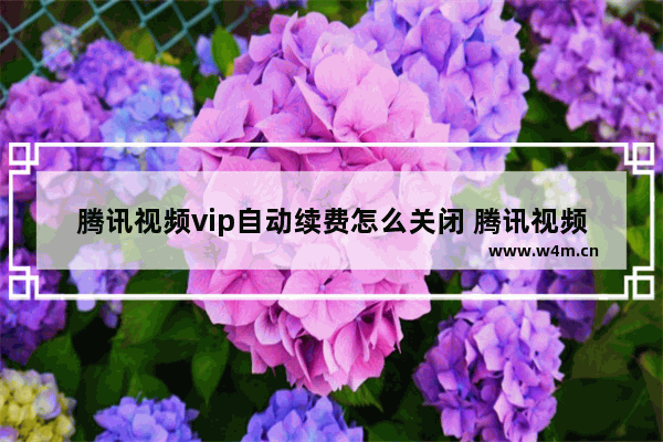 腾讯视频vip自动续费怎么关闭 腾讯视频vip自动续费关闭方法