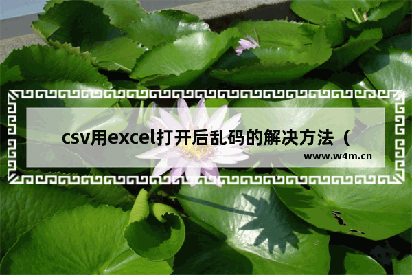 csv用excel打开后乱码的解决方法（excel打开csv乱码怎么办）