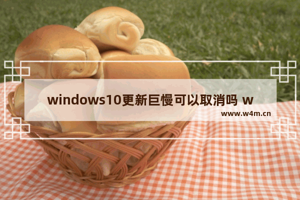 windows10更新巨慢可以取消吗 windows10配置更新太慢了能终止吗