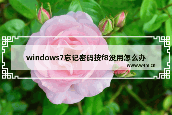 windows7忘记密码按f8没用怎么办 windows7忘记密码按f8没用解决方法