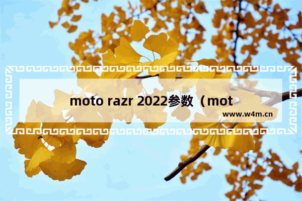 moto razr 2022参数（motorazr2022款值得买么）