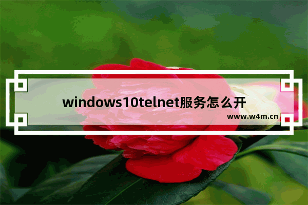 windows10telnet服务怎么开启 windows10telnet服务开启教程