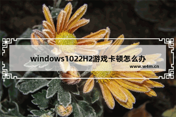 windows1022H2游戏卡顿怎么办 windows1022H2玩游戏间歇性卡顿解决教程