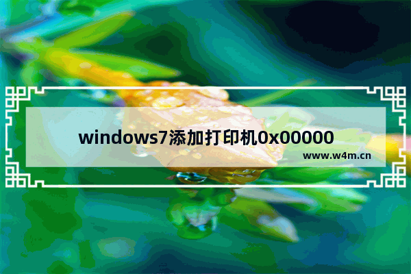 windows7添加打印机0x0000011b怎么办 windows7添加打印机0x0000011b解决方法