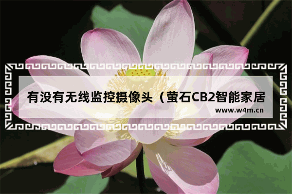 有没有无线监控摄像头（萤石CB2智能家居摄像机评测）