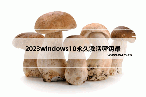 2023windows10永久激活密钥最新 2023windows10永久激活密钥最新分享