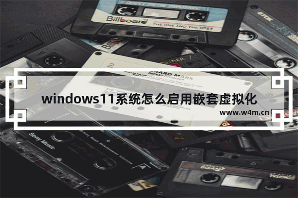 windows11系统怎么启用嵌套虚拟化 windows11嵌套虚拟化开启教学