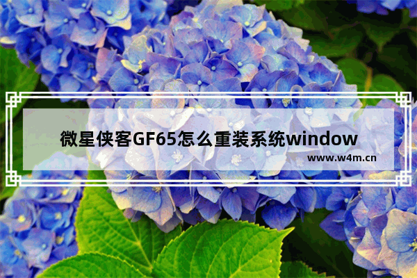 微星侠客GF65怎么重装系统windows10  微星侠客GF65重装系统windows10教学