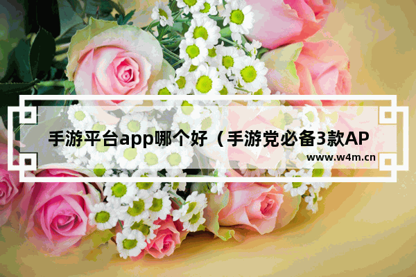 手游平台app哪个好（手游党必备3款APP）