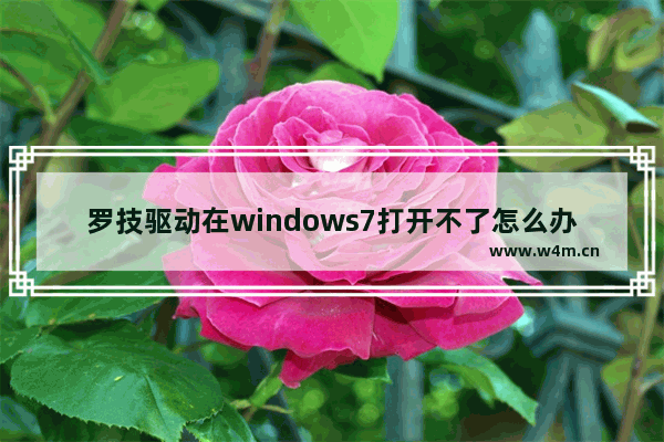 罗技驱动在windows7打开不了怎么办 罗技驱动在windows7打开不了解决方法