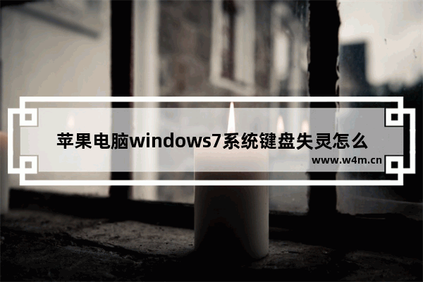 苹果电脑windows7系统键盘失灵怎么办 苹果电脑windows7系统键盘失灵解决方法