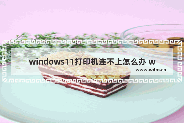 windows11打印机连不上怎么办 windows11打印机连不上解决办法