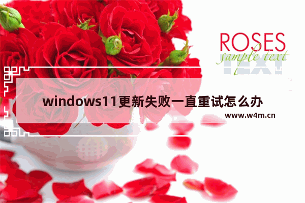 windows11更新失败一直重试怎么办 windows11更新失败一直重试解决办法