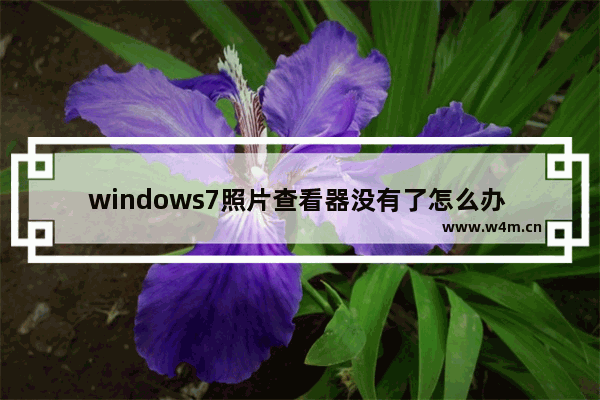 windows7照片查看器没有了怎么办 windows7照片查看器没有了怎么恢复