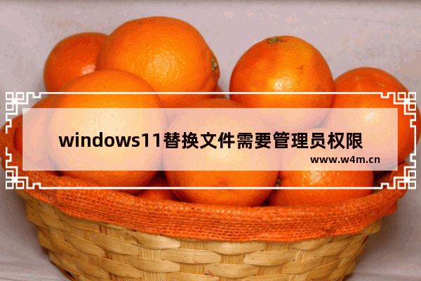 windows11替换文件需要管理员权限吗安全吗 windows11替换文件需要管理员权限吗安全吗问题解析