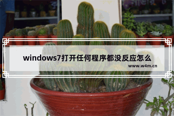 windows7打开任何程序都没反应怎么办 windows7打开任何程序都没反应解决方法