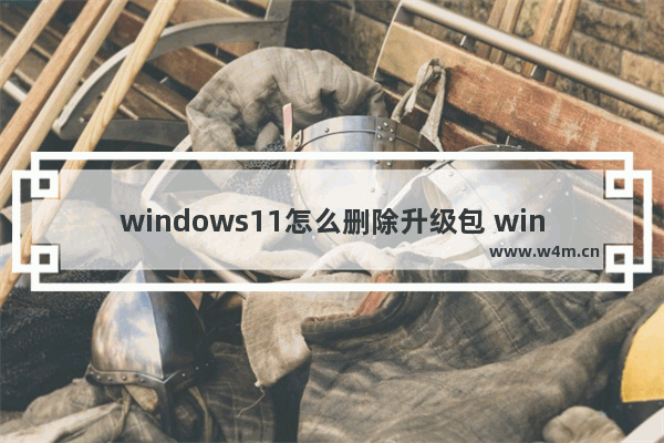 windows11怎么删除升级包 windows11如何删除升级包